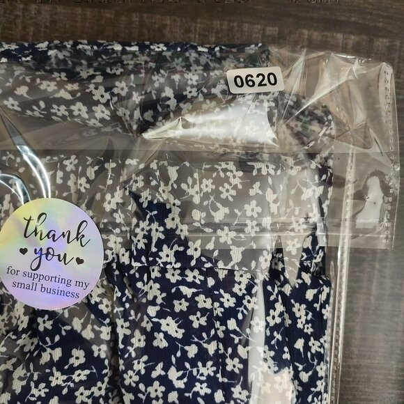 J. Crew Womens Tiered Ruffle Mini Skirt‎ Size S Navy Whimsical Church Floral 90s - Picture 7 of 8